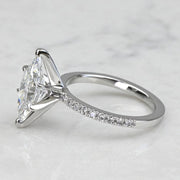 2.00 CT Marquise Cut Lab Grown Diamond Pave Engagement Ring Mapple Gems